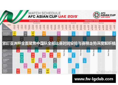 紧盯亚洲杯全面聚焦中国队全部比赛时间安排与赛程走势深度解析稿